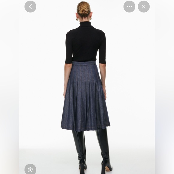 Aritzia Babaton Process Jean Skirt - Picture 2 of 8